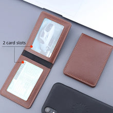 Load image into Gallery viewer, 1/2/3/4card slots Pu Leather Driver License Holder On Cover For Car Driving Documents Business Id Pass Certificate Folder Wallet
