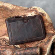 Load image into Gallery viewer, Original Retro First Layer Cowhide Practical Classic Card Bag
