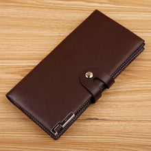 Load image into Gallery viewer, Men&#39;s Long Type Buckle Business Korean Version Genuine Goods Wallet
