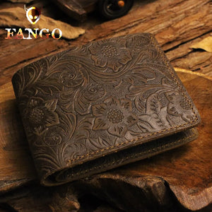 Original Horizontal Genuine Leather Women's First Layer Couple Wallet