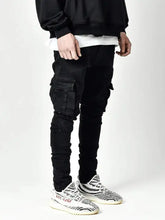 Load image into Gallery viewer, Men&#39;s Side Pockets Skinny Jeans
