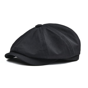 BOTVELA Newsboy Cap Men&#39;s Twill Cotton Hat 8 Panel Hat Baker Caps Retro Gatsby Hats Casual Brand Cap Cabbie Apple Beret for Male