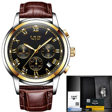 Load image into Gallery viewer, Relojes Hombre 2022 LIGE New Watches Men Luxury Brand Chronograph Male Sport Watches Waterproof Stainless Steel Quartz Men Watch
