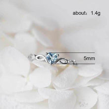 Load image into Gallery viewer, Huitan Simple Heart Ring For Women Female Cute Finger Rings Romantic Birthday Gift For Girlfriend Fashion Zircon Stone Jewelry
