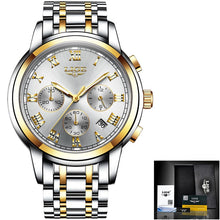 Load image into Gallery viewer, Relojes Hombre 2022 LIGE New Watches Men Luxury Brand Chronograph Male Sport Watches Waterproof Stainless Steel Quartz Men Watch
