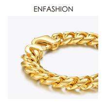 Load image into Gallery viewer, ENFASHION Punk Chunky Bracelets Bangles For Women Statement Thick Link Chain Bracelet 2020 Party Fashion Jewelry Pulseras B2156
