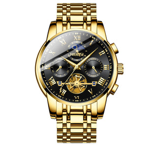 NIBOSI Mens Watches Top Brand Luxury Business Fashion Watch For Men Chronograph Sport Waterproof Quartz Clock Relogio Masculino
