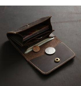 Men's Casual Youth Short Leather Wallet