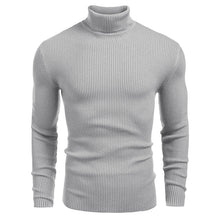 Load image into Gallery viewer, Foreign Trade Men&#39;s High Collar European and American Long Sleeve Pullover Sweater
