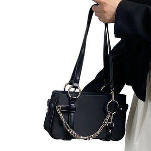 Deer Special-Interest Design Women's Dark Chain Shoulder Bag
