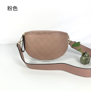 Rhombus Foreign Trade Exported to France Crossbody All-Matching Waist Bag