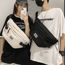 Load image into Gallery viewer, Japanese Style Instagram Style Trendy Workwear Student Sports One-Shoulder Chest Bag
