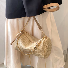 Load image into Gallery viewer, Bag Women&#39;s Niche Design Shoulder Straw-Weaved Bag

