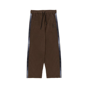 Street Tide Brand Side Tape Casual Cropped Trousers