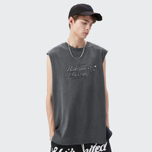 Load image into Gallery viewer, European and American Street Style Fashion Brand Summer Three-Dimensional Washing Tank Top
