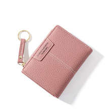 Load image into Gallery viewer, Female Ultra-Thin Multi-Card-Slot Student Folding Wallet Small Wallet
