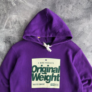 Fashion Purple European and American High Street Hoodie for Men and Women