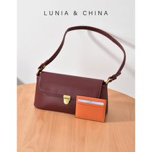 Load image into Gallery viewer, Nordic Style Ins Men Women Mini Match Cattlehide Card Bag
