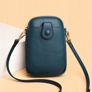 Fall/Winter Crossbody Casual Soft Leather Vertical Mobile Phone Bag