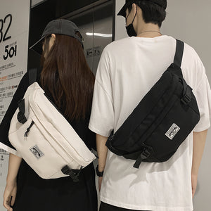 Japanese Style Instagram Style Trendy Workwear Student Sports One-Shoulder Chest Bag