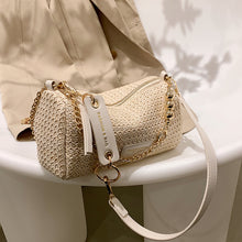 Load image into Gallery viewer, Bag Women&#39;s Niche Design Shoulder Straw-Weaved Bag
