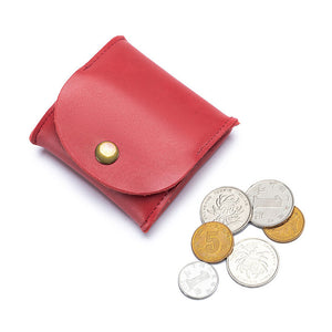 Genuine Leather Made Korean Mini Large Capacity Purse Coin Bag