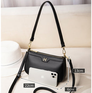 Fashion All-Match Women's Shoulder Crossbody Small Bag Women's 2022 New Simple Graceful Middle-Aged Mother Korean Style Autumn and Winter