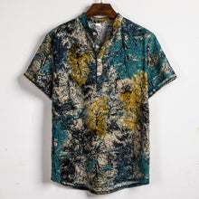 Load image into Gallery viewer, Tc40 Cross-Border Floral Short-Sleeve Foreign Trade Popular Style Shirt
