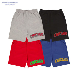 Trendy Retro Printed Basketball Sports Hip-Hop Shorts