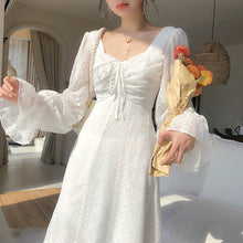 Load image into Gallery viewer, Vintage Fairy Dress Women Elegant Designer Chiffon Dress Long Sleeve French Party Midi Dress Casual Women&#39;s Clothing Autumn 2022
