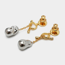 Load image into Gallery viewer, Amorita Boutique Detachable Design Stylish metal Baroque pearl shape drop earrings
