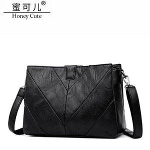 Simple Crossbody Small Bag Women's 2022 New All-Match Korean Fashion Middle-Aged Lady Mother Elegant Three-Layer Portable