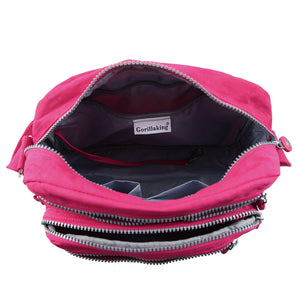 High-End Washed Fashionable Nylon Multi-Pocket Travel Cloth Bag