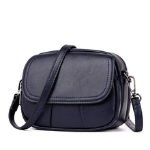 Load image into Gallery viewer, Small round Bag Mini Crossbody Fashion Soft Leather Zip
